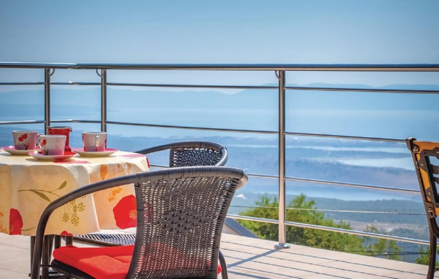 Apartment Jasna With Breathtaking Sea View, Terrace And Free Parking Hreljin Exteriör bild